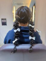 コワファースト パリ バイ アテナ(COIFF1RST PARIS by ATENA) 編みおろしアレンジ