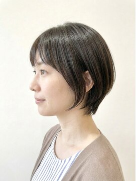 ブロッサム 東久留米店(Blossom) 大人ショート◎春カラー×丸みショートボブ×30代40代50代
