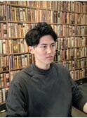 大人メンズのナチュラルパーマ