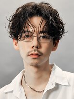 リップスヘアー 渋谷 annex(LIPPS hair)&nbsp;大人シャドウパーマセンターパート