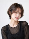 20代30代40代50代ナチュラル大人可愛いレイヤーショートボブ