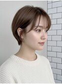 ナチュラルショートヘア/ショートカット/マッシュカット