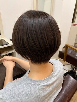 ルーカス(lucas)の写真/ショートカットの再現性が高い技術力で大人女性の魅力を引き出す素敵な空間♪