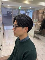 アッシュ 八王子みなみ野店(Ash)&nbsp;センターパート×ニュアンスパーマ　八王子みなみ野