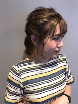 ロテヘアーネイル(rote hair nail) カット　ブルージュカラー