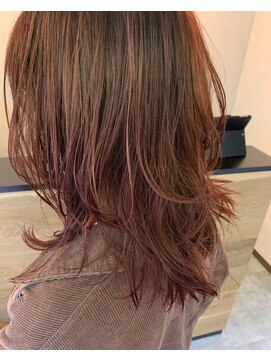 ヘアーデザイン リーム(Hair Design Rm.) pink × ウルフ