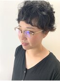 ふわくしゃショートマッシュ