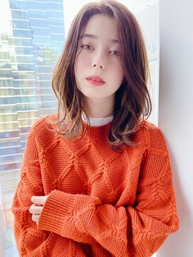 ケーツー エソラ池袋店(K-two) 丸顔さん◎小顔ミディアム［髪質改善/池袋&目白&大塚］