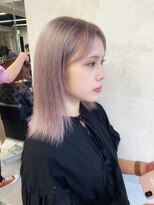 リンドトウキョウ(LINDO TOKYO)&nbsp;YA18_ホワイトピンクベージュ/Wカラー/ハイトーン/ピンクカラー