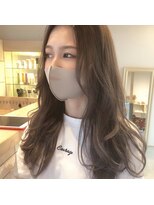 ヘアーブランド ジン フィール(HAIR BRAND Jin feel) グレージュ×バレイヤージュ【松山美容室】