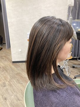 パペル(PAPEL) 大人女性似合わせカット＋バレイヤージュ