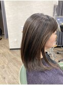 大人女性似合わせカット+バレイヤージュ
