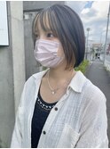 暗髪×フェイスフレーミング