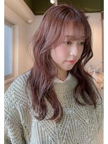 ハル ヘアスタジオ(haRu hair studio)&nbsp;柔らかい質感のレイヤー×ピンクベージュ＊