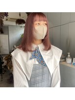 ミント(mint) 【 ブリーチ1回でできる淡めのピンクベージュ* 】