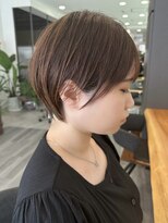 ビューエヒメ(VIEW EHIME)&nbsp;大人ラフウェーブ外ハネボブダークブラウンスウィングショート