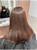 艶髪ピンクベージュ