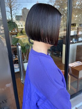 ガロ(GARO) #ボブ #ミニボブ #暖色系カラー