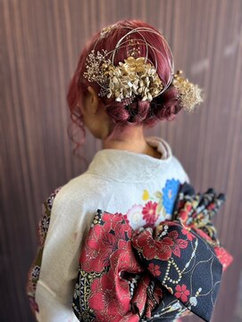 エフプロモーションフローラ(FLORA) はたちの集いヘアセット