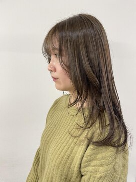 ステア メゾン(stir maison) ワンカールで可愛いレイヤーカット/カーキベージュ