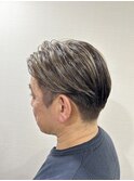 メンズ大人ハイライト/白髪ぼかし