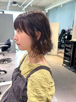 アム(amu)&nbsp;ニュアンスパーマ/ボブパーマ/ウェーブボブ/サイドバング