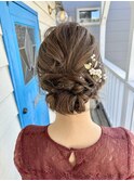 シニヨンヘアセット