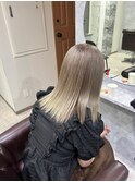 グレージュ、ミルクティー、ブリーチカラー