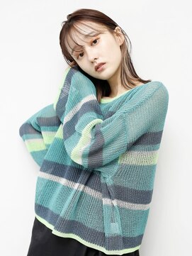 イル(ill) イヤリングカラー ダブルカラー 切りっぱなし ボブ 大須