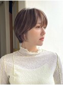 大人可愛い小顔マッシュショート/ベージュカラー/吉祥寺