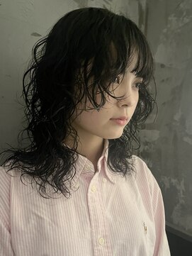 キャロルガーデンズ ボコカ 表参道(Carroll Gardens bococa) ミディアムパーマ、ニュアンスパーマ