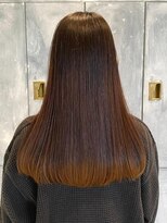 ニュイ(NUIT)&nbsp;バレイヤージュダブルカラーミルクティーベージュカラー韓国