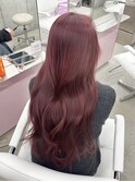 ブリーチなしで叶う/ワインレッド