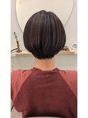 40、50代におすすめ丸みショートボブ♪