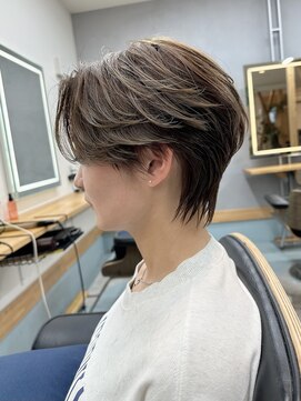 オアシス(oasis) 【oasisオグラ】ハンサムウルフショートくびれヘア