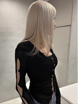 ペレ アネックス 大阪梅田茶屋町店(PELE ANNEX) ホワイトグレージュ/デジタルパーマ/フェザーパーマ/梅田