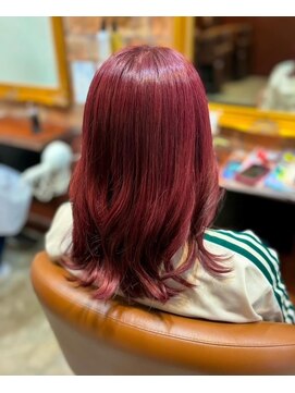 ベルヘアー 長居店(Belle hair) ボルドーカラー