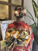 美容室 アイディー i-dee&nbsp;成人式ヘア/タイトシニヨン