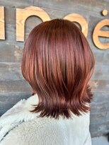 カノエ 山口小郡店(canoe) 髪質改善/韓国ヘア/ミディアムレイヤーカット/ブラウン