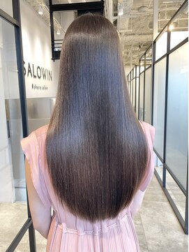 キュア 池袋(CURE) 8トーンフォギーベージュ×髪質改善ストレート #008