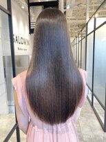 キュア 池袋(CURE) 8トーンフォギーベージュ×髪質改善ストレート #008