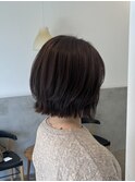 ラベンダーグレージュ×レイヤーボブ / 大竹