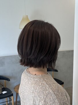 イニ 福井店(ini) ラベンダーグレージュ×レイヤーボブ / 大竹