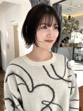 ヘアーアイスカルテット(HAIR ICI QUARTET) 大人◎小顔ショートレイヤー似合わせカット×透明感