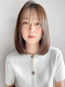 リヤン 表参道(lyann) イメチェン前髪ピンクベージュレイヤーカットa