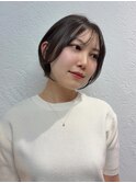 前髪あり大人ショート
