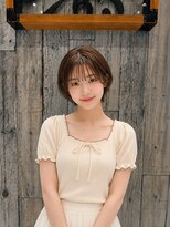 アース 熊本光の森店(HAIR&MAKE EARTH) シースルーバングショート