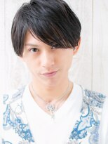 トニーアンドガイメン ホテル京阪仙台店(TONI&GUY MEN)&nbsp;斜めバング小顔ブラック重め社会人シースルーマッシュl仙台