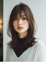 ダル 渋谷/表参道(DAL.)&nbsp;レイヤーカット/ハッシュカット/ダークアッシュ/ブラウン