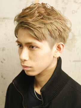 ヘアメイク アンビー(hairmake anvie) ビシッとオシャレなハイトーン2ブロック